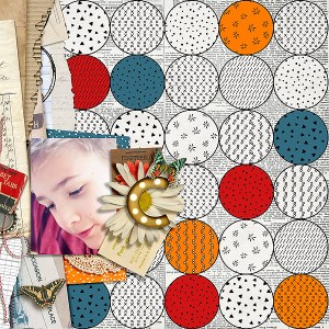 October Wolff Pack Papers by Amy Wolff October Wolff Pack Edges by Amy Wolff Think Happy Be Happy by Amy Wolff and Studio Basic