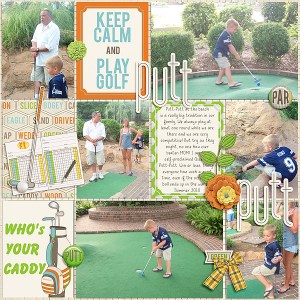 Putting Around and Putting Around Journal Cards by Etc by Danyale