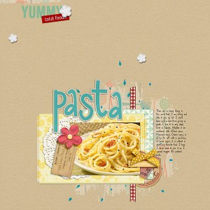 Curated: Foodie by Pixels and Company I Am alpha by Meredith Cardall Template and Story Starter from Simple Scrapper Premium Membership